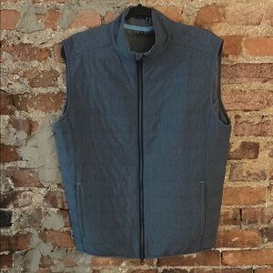 Men's Stitch Golf Gray Quilted Vest